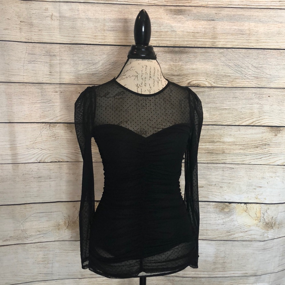 Express black top with v neck